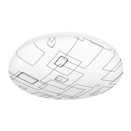 Luminario LED 18W plafón decorativo cuadros luz de día,BASIC