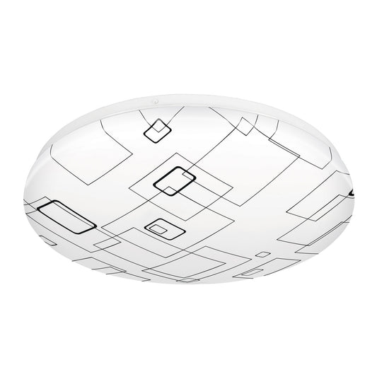 Luminario LED 22W plafón decorativo cuadros luz de día,BASIC
