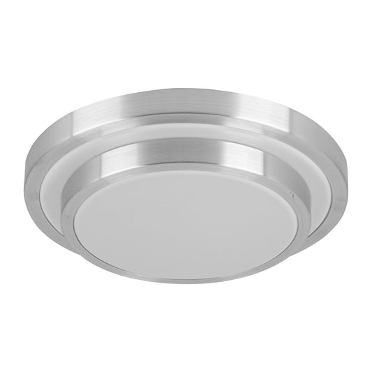 Luminario LED 18W plafón decorativo metálico, luz día, BASIC
