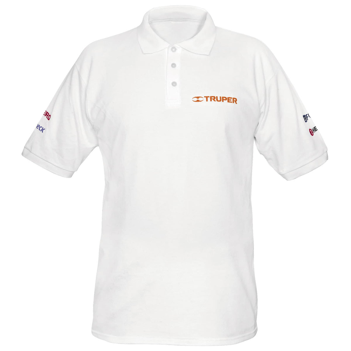 Playera polo para hombre, blanca, CH, Truper