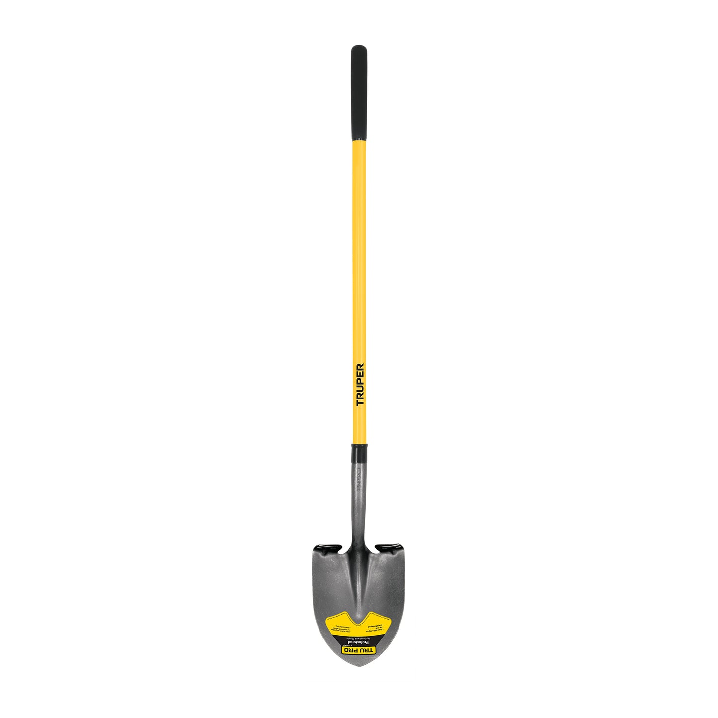 Pala redonda Tru Pro, mango largo de fibra de vidrio 48'