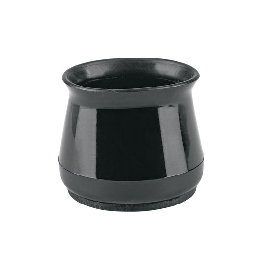 Caja con 24 protectores para patas de silla, negro