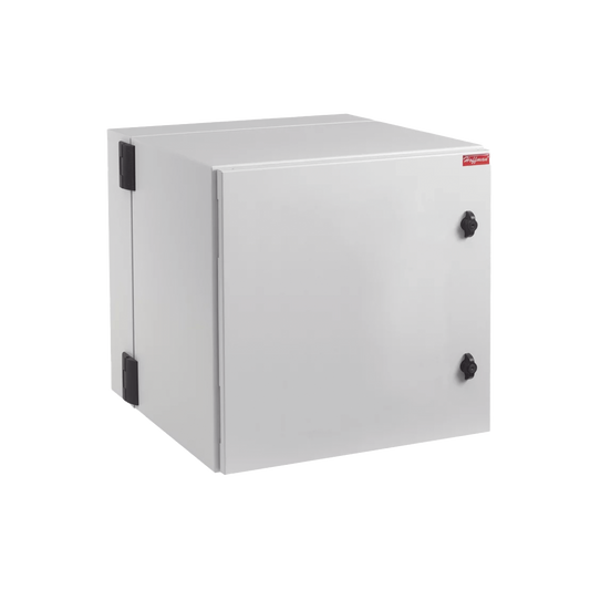 Gabinete Industrial ProTek de 12 UR de 612 x 600 x760 mm Puerta Sólida de , Protección NEMA Tipo 4/12; IP66, Abatible, Fabricado en Acero,, Color Gris Claro