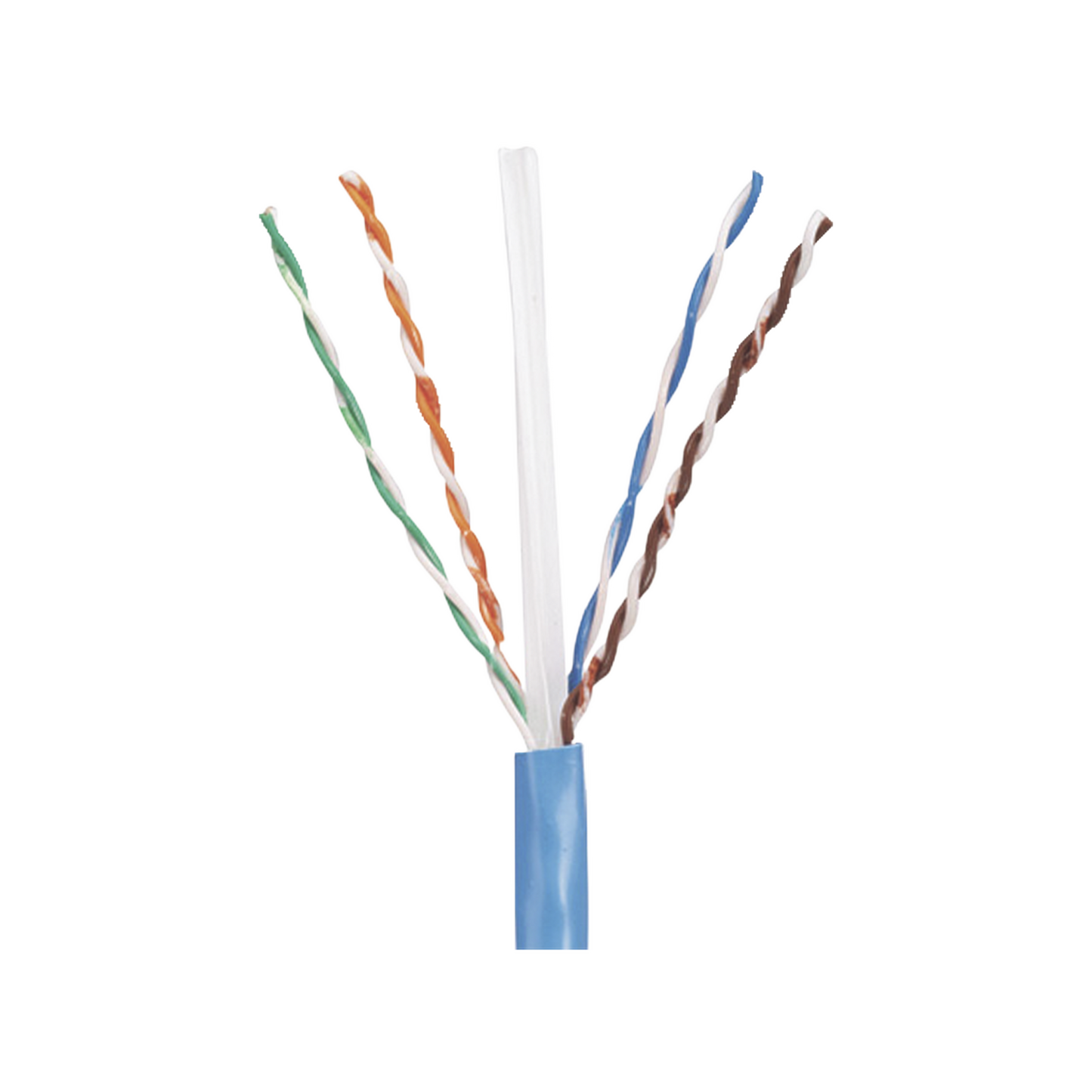 Bobina de Cable UTP 305 Metros (1000 Pies) de Cobre, PanNet, Azul, Categor�a 5e (24 AWG), PVC (CM), de 4 Pares