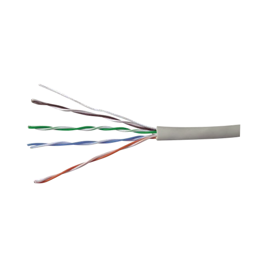 Bobina de Cable UTP 305 Metros (1000 Pies) de Cobre, PanNet, Gris, Categor�a 5e (24 AWG), PVC (CM), de 4 Pares