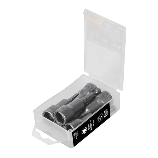 Estuche con 5 dados magnéticos de 12 mm largo 2-1/2', Expert