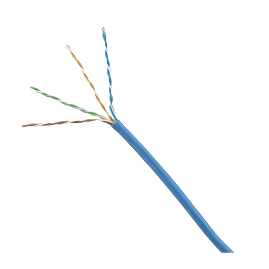Bobina de Cable UTP 305 Metros (1000 Pies) de Cobre, TX5e, PanNet, Azul, Categor�a 5e, 24 AWG, CMP (Plenum), de 4 Pares