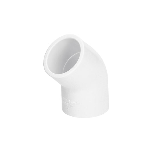 Codo 45° de PVC de 3/4', Foset