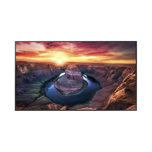 Pantalla Profesional LED de 55", UHD 4K (3840x2160p), Entradas de Video HDMI/DisplayPort / USO 24/7 / Compatible VESA / Compatible con software MagicInfo