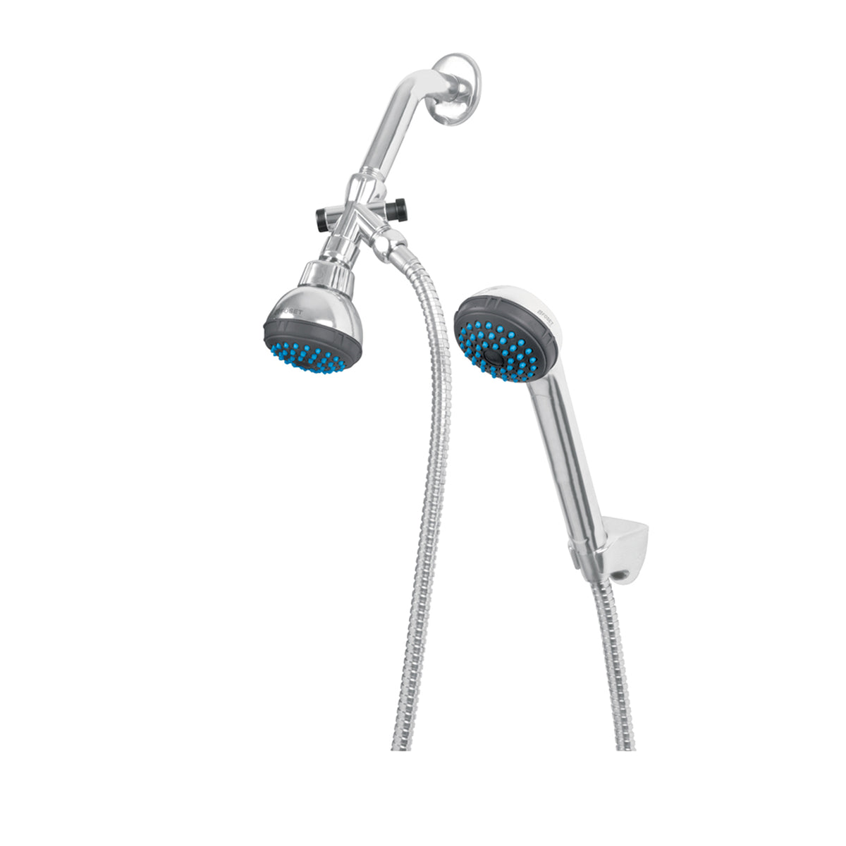 Regadera 2-1/2' con extensión tipo teléfono, Foset Basic