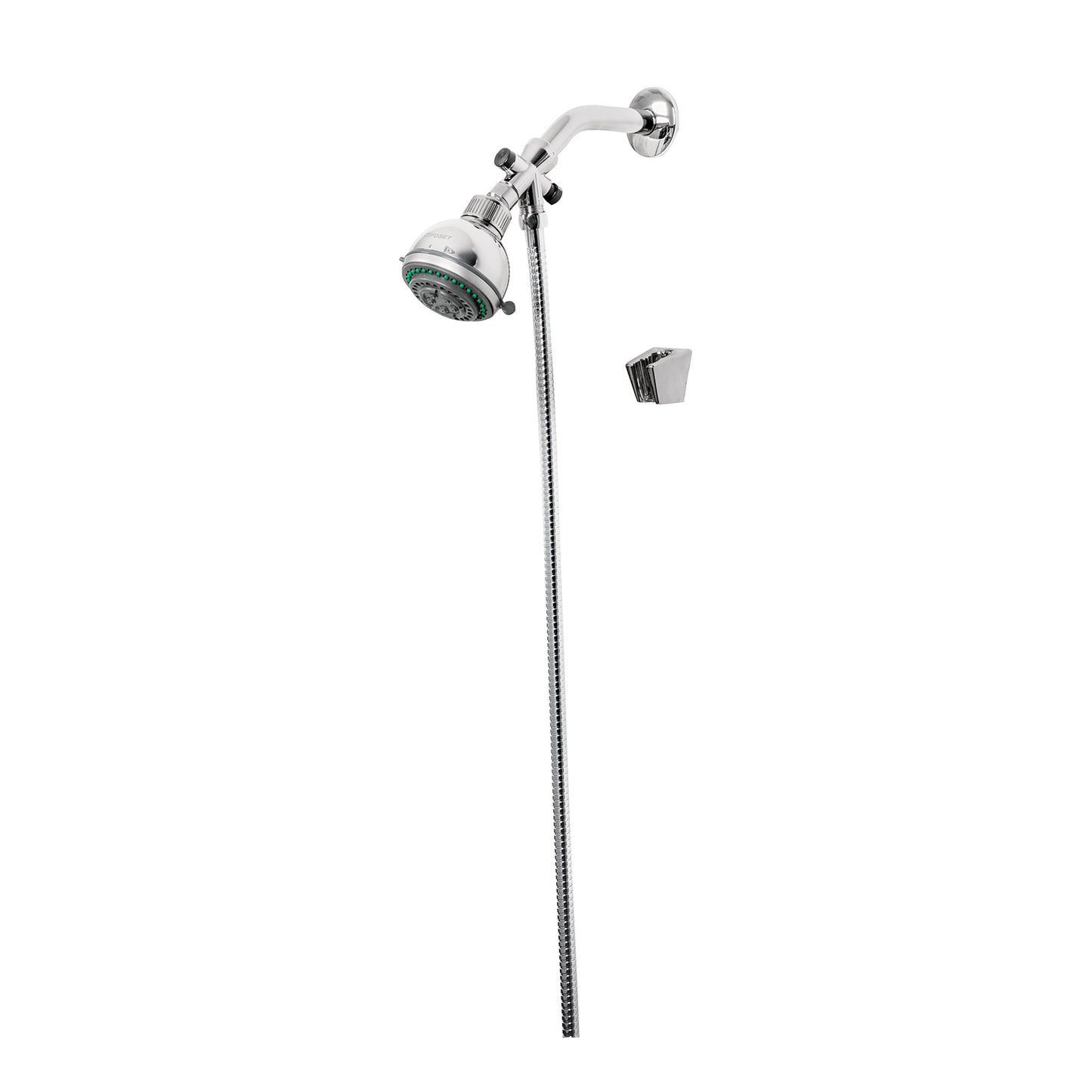 Regadera 3' con extensión tipo teléfono 5 funciones, Aqua