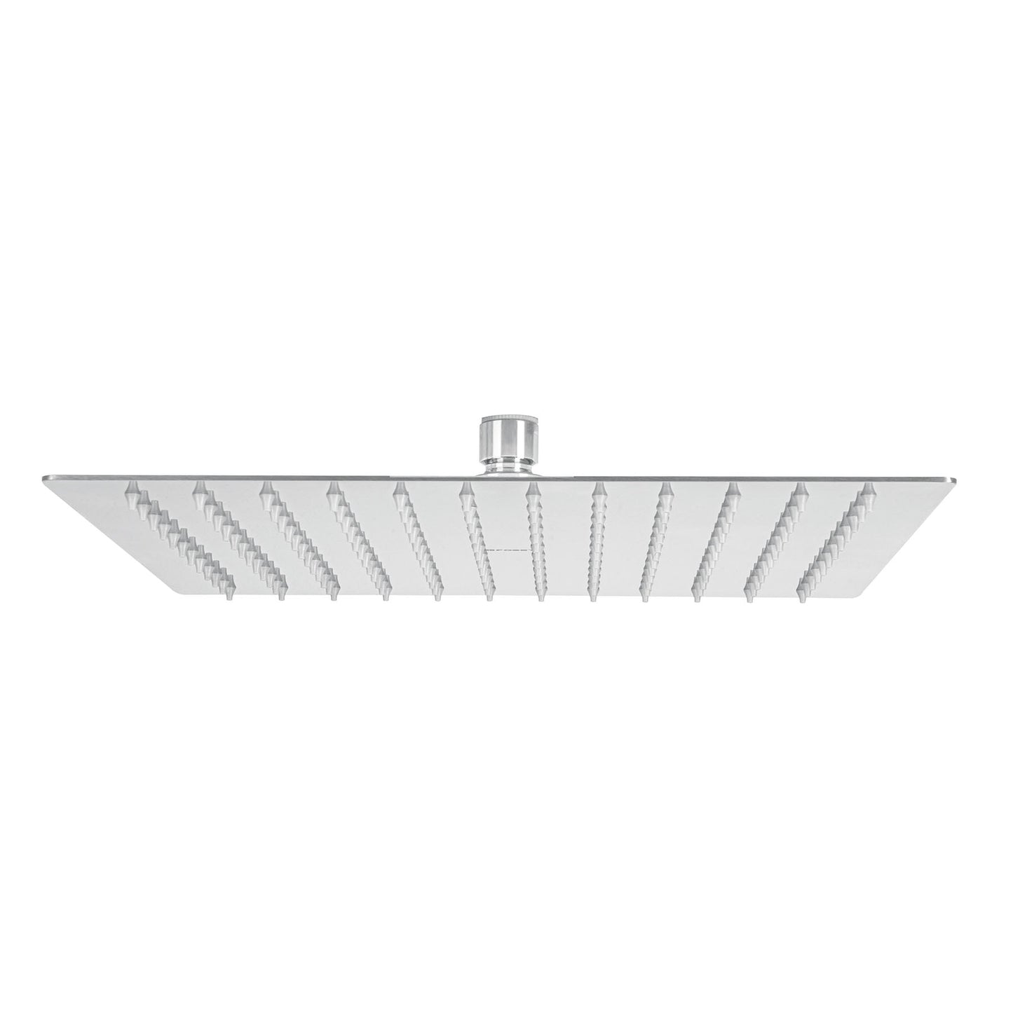 Regadera plato cuadrado 12' sin brazo, cromo, FOSET RIVIERA
