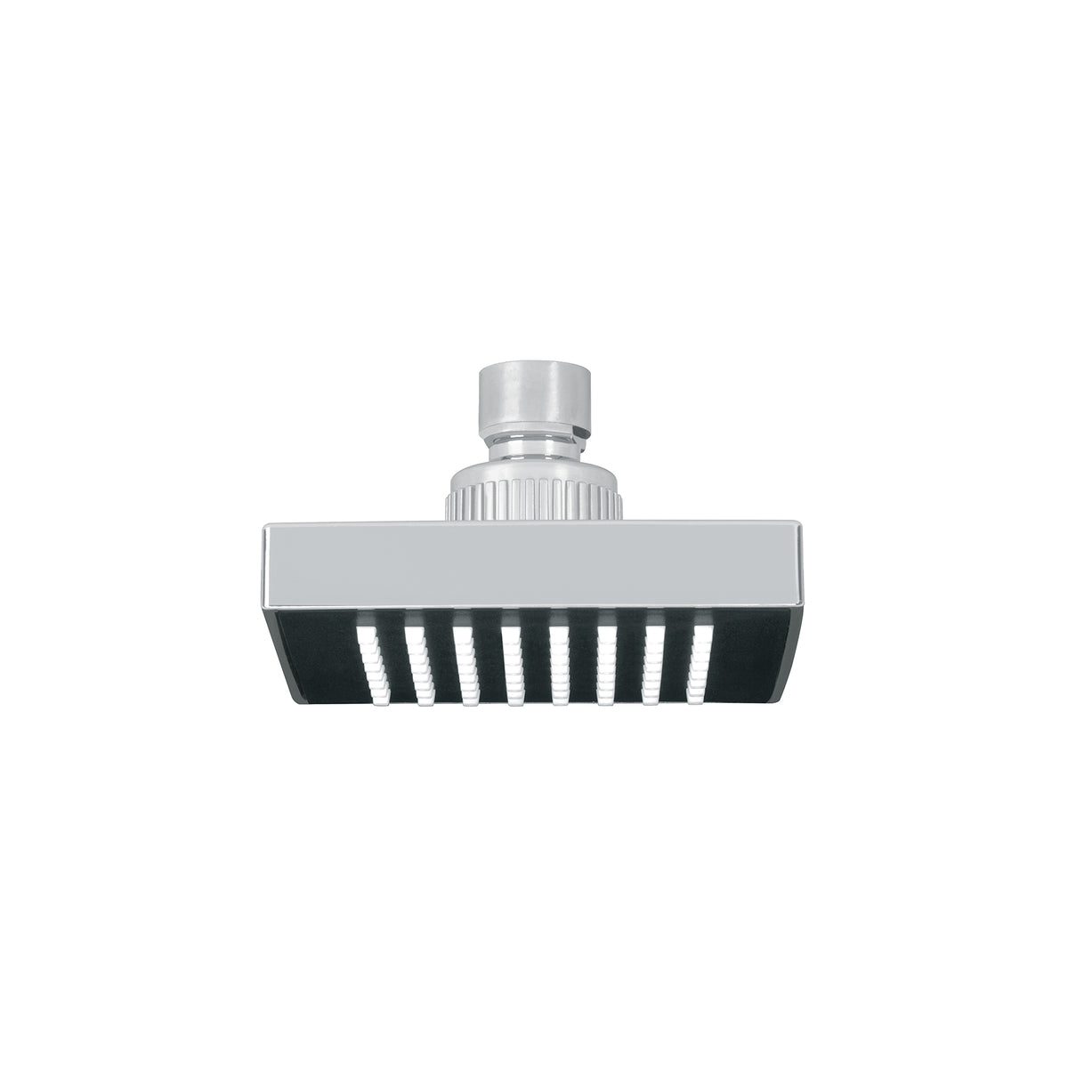 Regadera cuadrada ABS 4' acabado cromo sin brazo, Foset