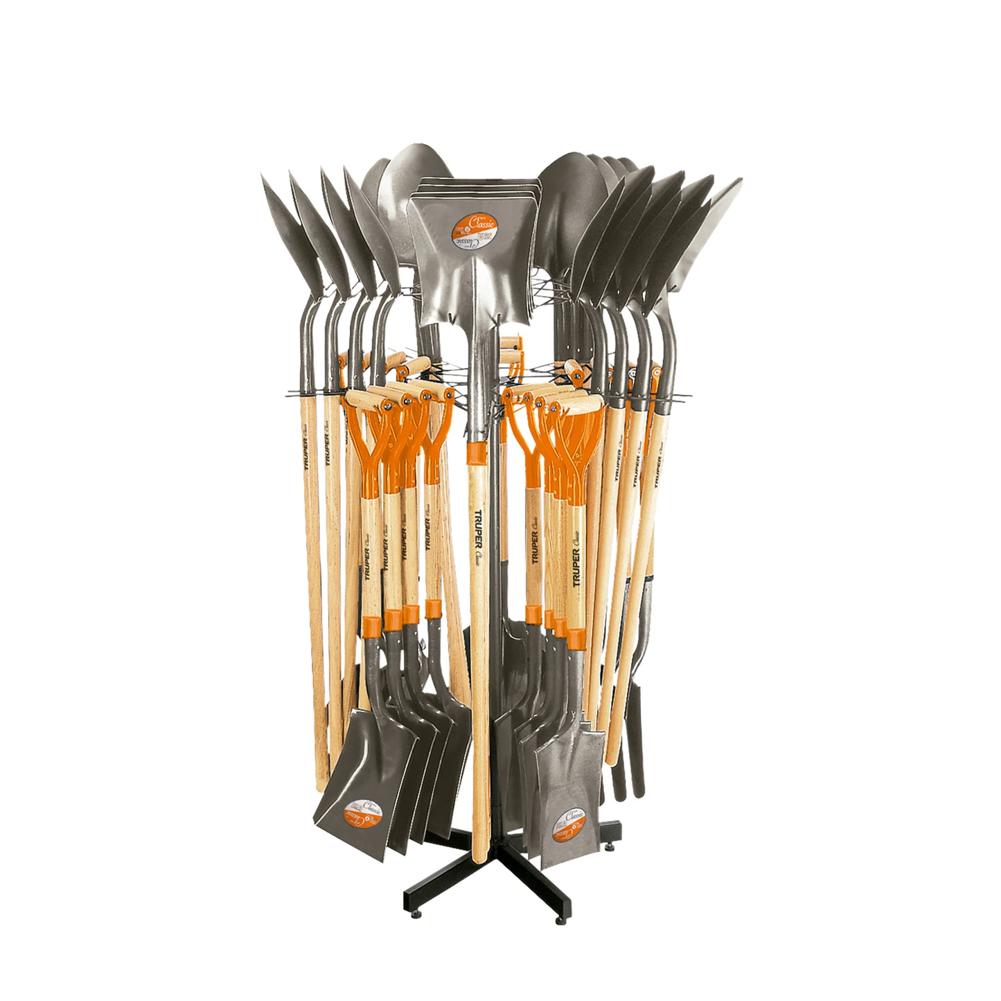 Rack giratorio para palas y bieldos, Truper