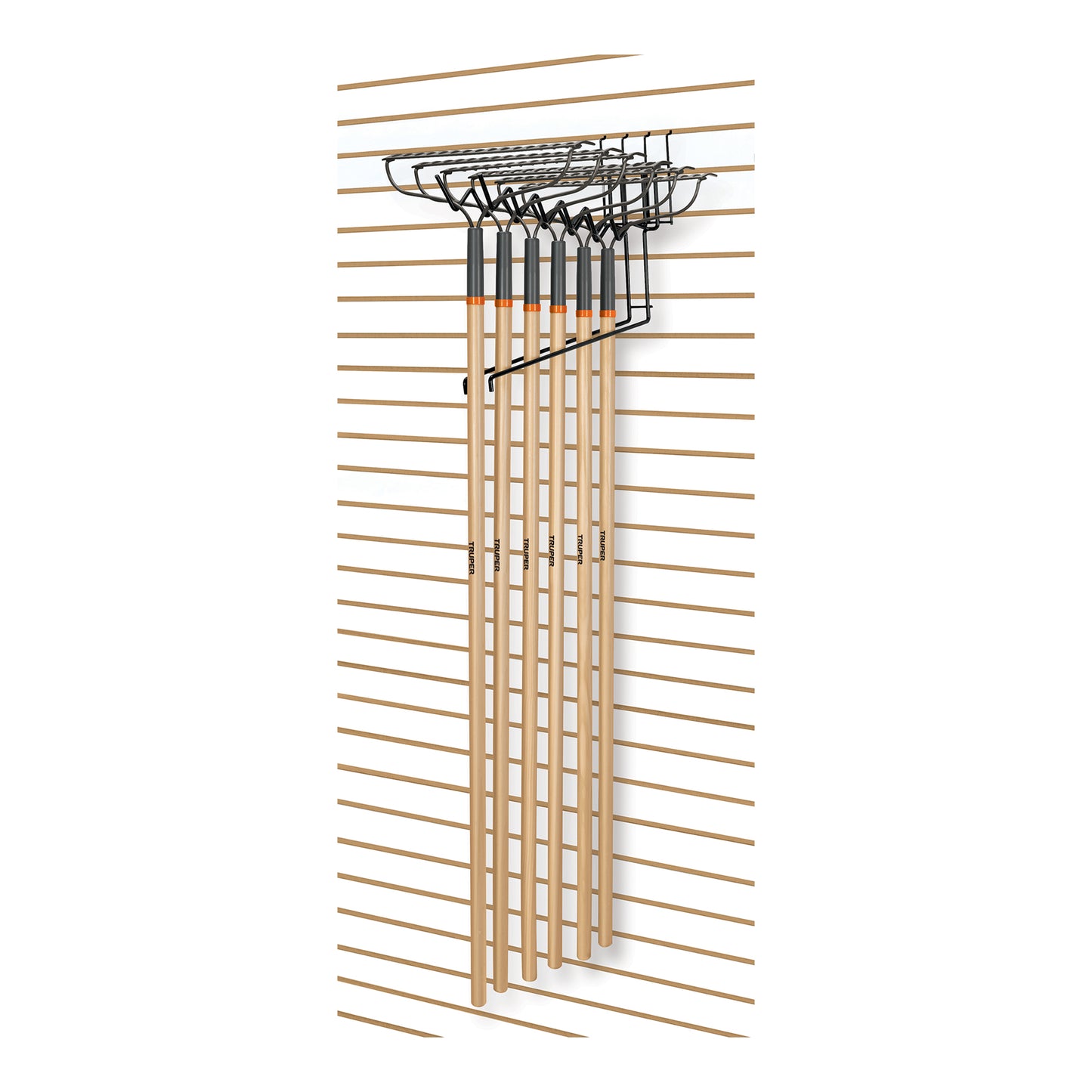 Rack para rastrillos jardineros 14 dientes, Truper