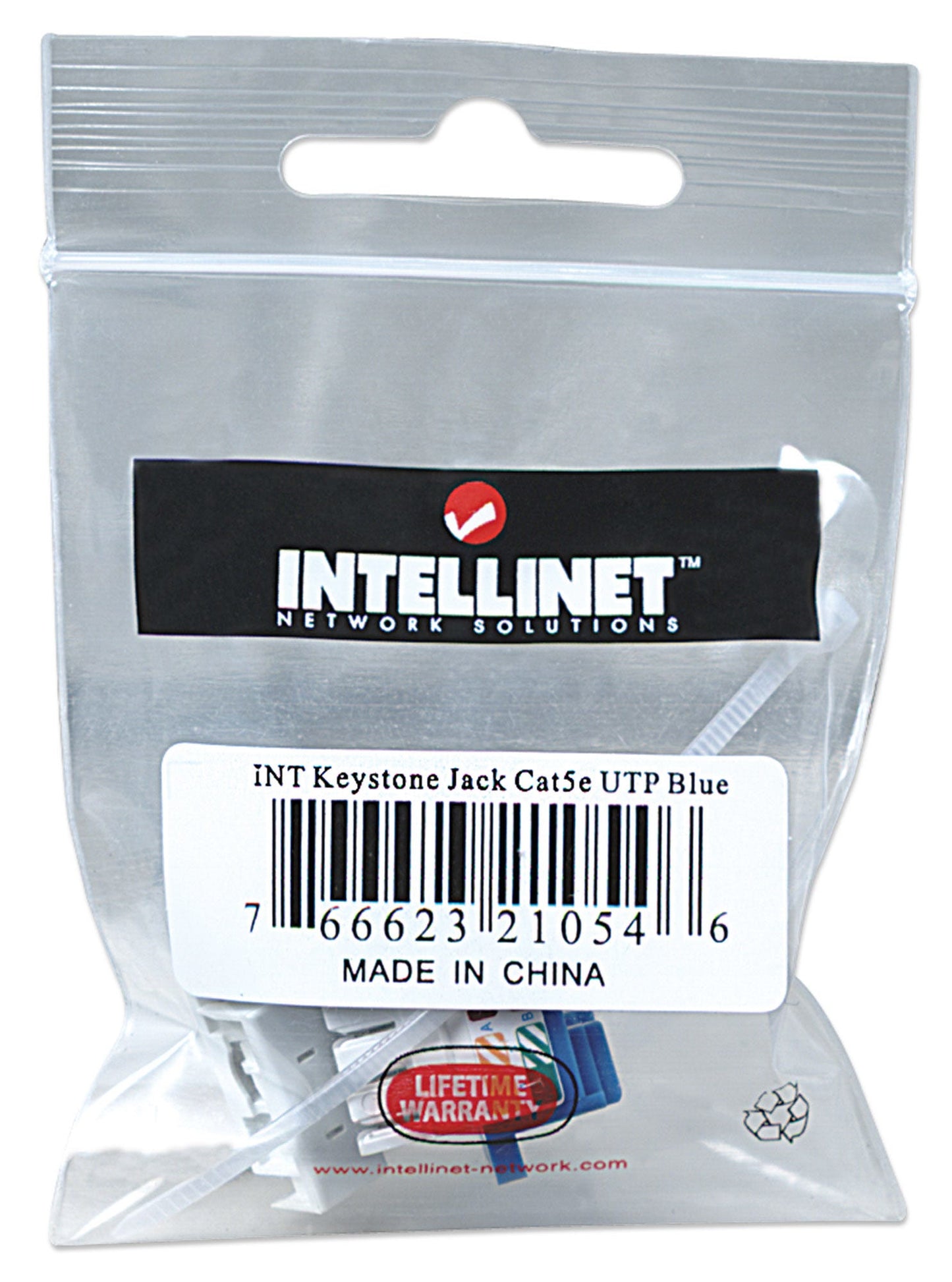 Keystone Jack CAT5E INTELLINET 210546 - Vista 3