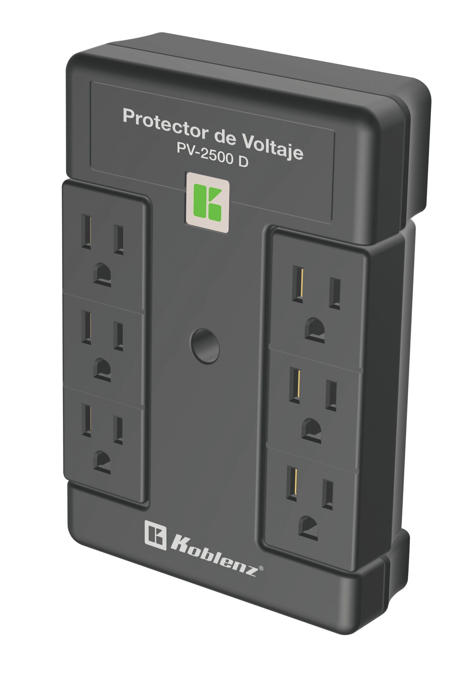 Protector de voltaje, 2500 VA /2000 W, 6 cont KOBLENZ PV-2500 D - Vista 2