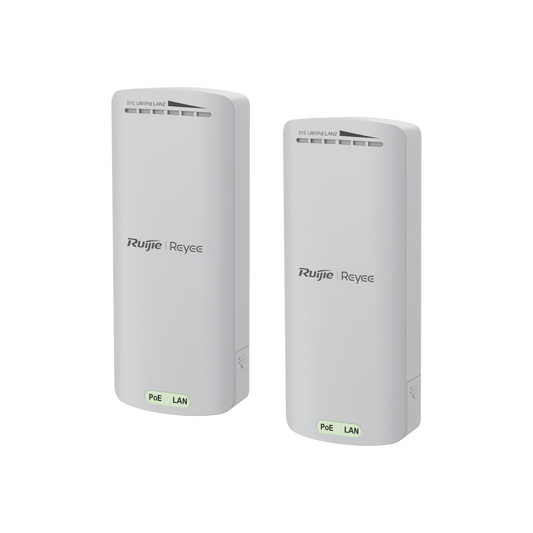 Kit Enlace Inalámbrico Recomendado para Elevadores, hasta 500m o 125 pisos, Preconfigurado, Ajuste Automático, Hasta 300 Mbps, Doble Puerto LAN