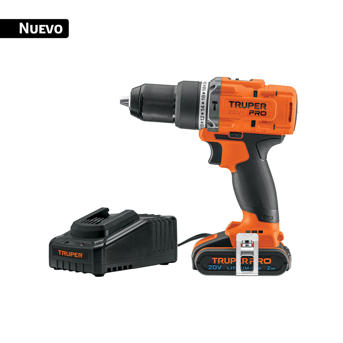 Rotomartillo 1/2', 20V, 1 batería 2Ah, PRO