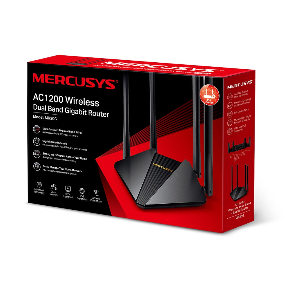 Router  MERCUSYS AC1200 - Vista 4