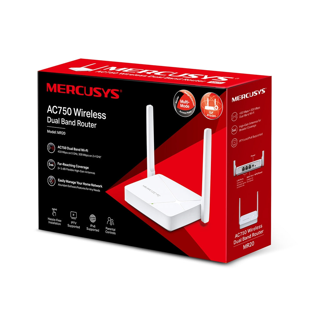Router MERCUSYS MR20 - Vista 5