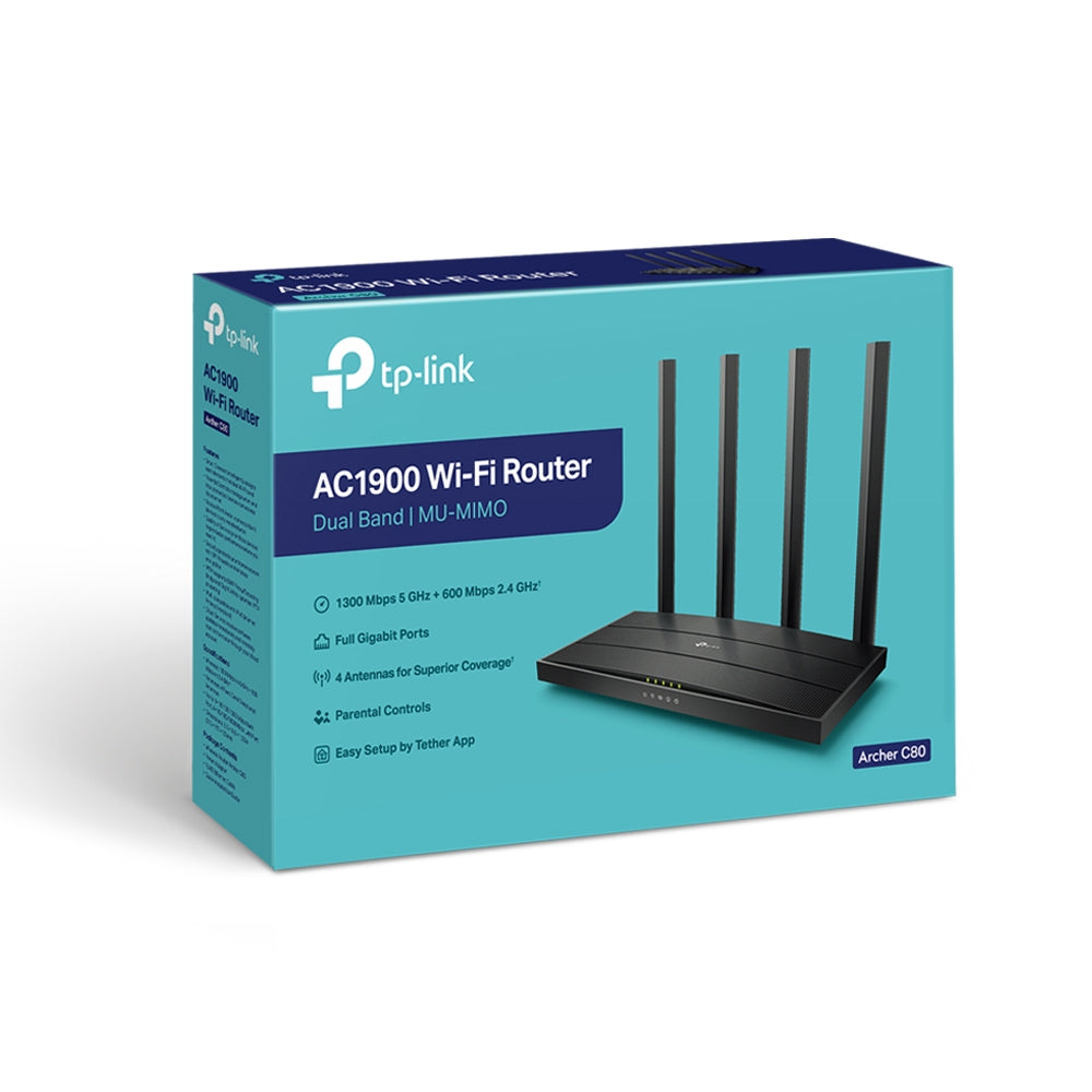 Router Inalámbrico Gigabit Dual Band AC TP-LINK Archer C80 - Vista 4