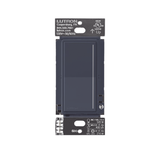 (RadioRa3) Atenuador táctil Sunnata Dimmer PRO color deep sea, requiere cable neutro / soporta 250W LED