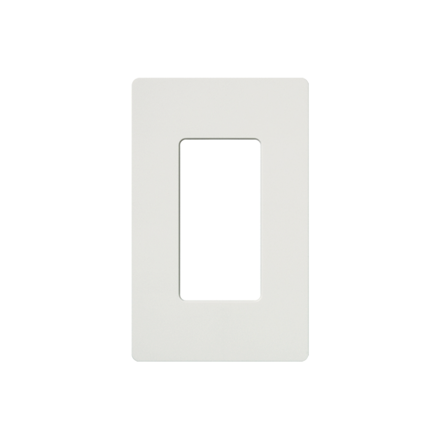Tapa Color Blanco Satin para interruptor o dimmer Lutron, 1 gang, limpio y moderno