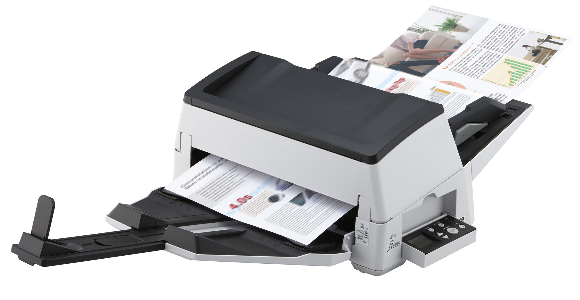 Escáner documental FUJITSU FI-7600 - Vista 3