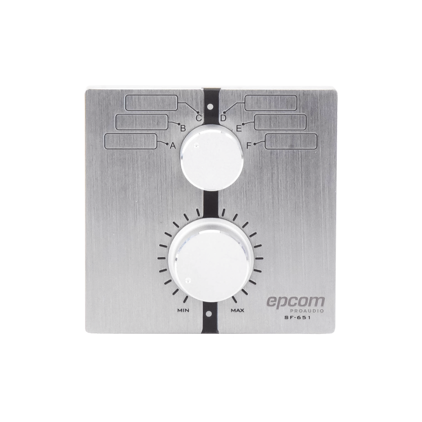 Control de  Volumen Remoto con Selector de Canales | Compatible con Amplificador SF2240UC - SF4240UC