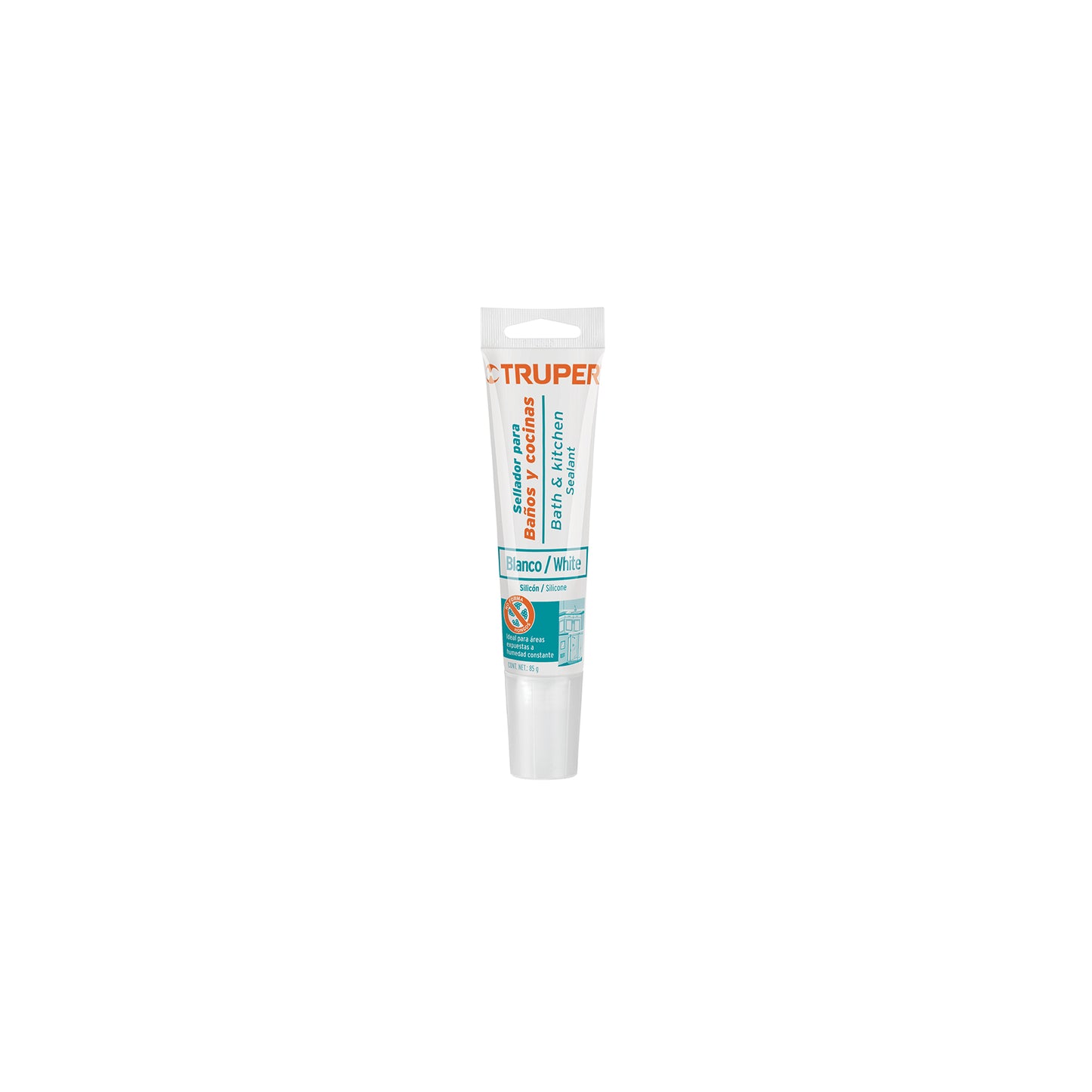 Sellador blanco para baños y cocinas, 85 g, Truper