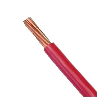 Cable El�ctrico 10 AWG Color Rojo, Conductor de Cobre Suave Cableado. Aislamiento de PVC, Auto Extinguible. Bobina 100 Metros (328.08 Pies)