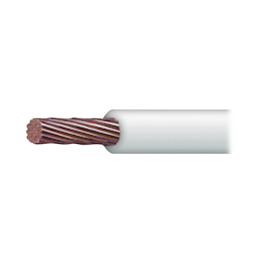 Cable El�ctrico de Cobre Recubierto THW-LS Calibre 12 AWG 19 Hilos Color Blanco (100 Metros) (328.08 Pies)