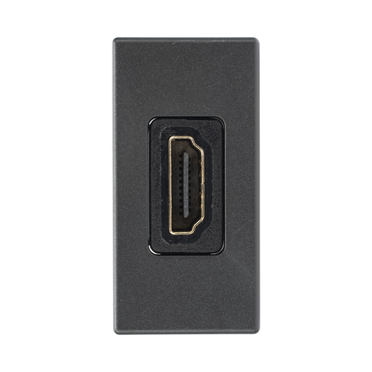 M�dulo HDMI Hembra - Hembra Color Grafito / (K129B/14)