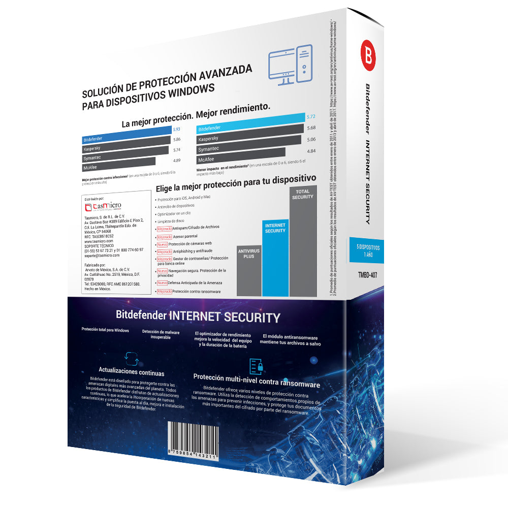 Antivirus BITDEFENDER TMBD-407 - Vista 2