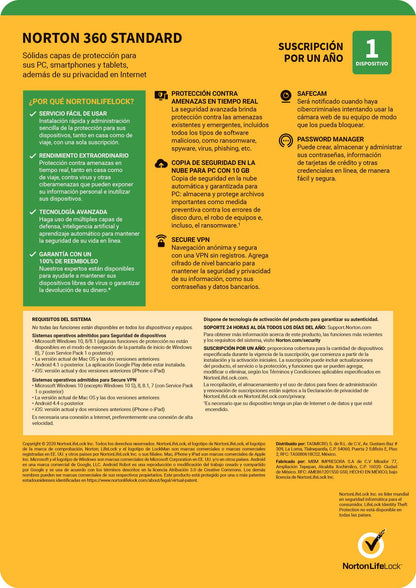 Antivirus Estándar NORTON TMNR-032 - Vista 4