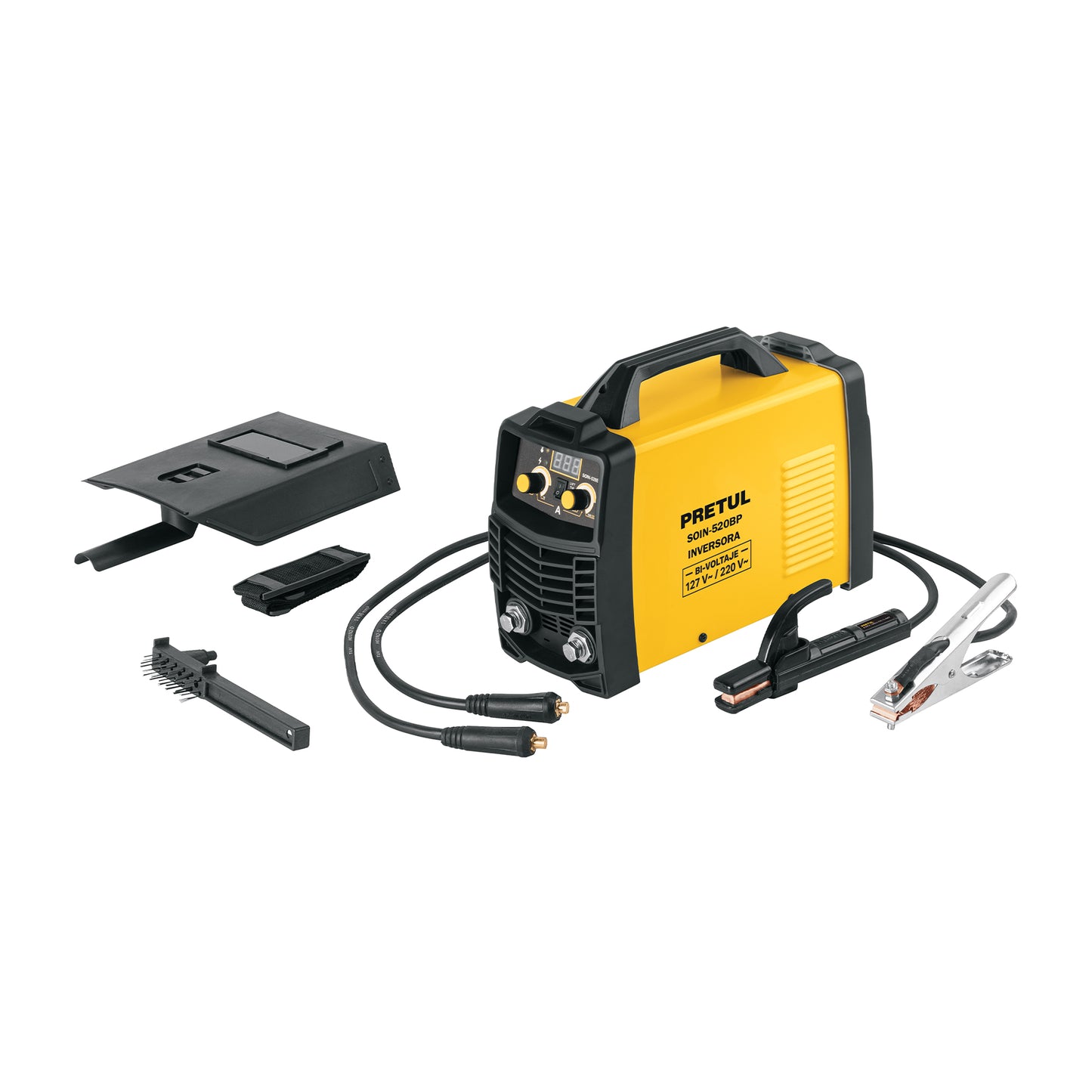 Soldadora inversora Bi-voltaje 200A, Serie 500, PRETUL