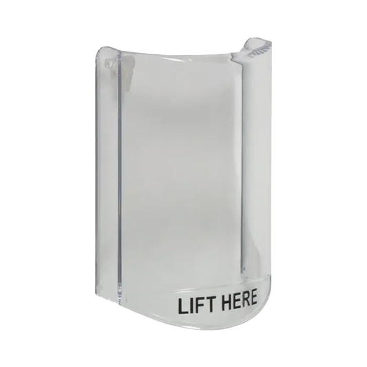 Cubierta Protectora De Policarbonato, S�per Resistente, Sin Sonido, Texto En Ingles, Para Botones Multiusos Serie Stopper� Station De STI