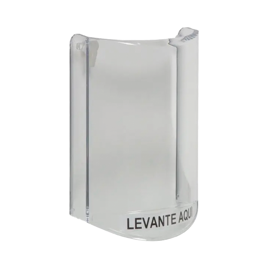 Cubierta Protectora De Policarbonato, S�per Resistente, Sin Sonido, Texto En Espa�ol, Para Botones Multiusos De STI