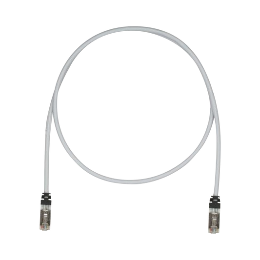 Patch Cord Cat6A, Blindado S/FTP, CM/LS0H, 0.91 Metros (3 Pies), Color Gris