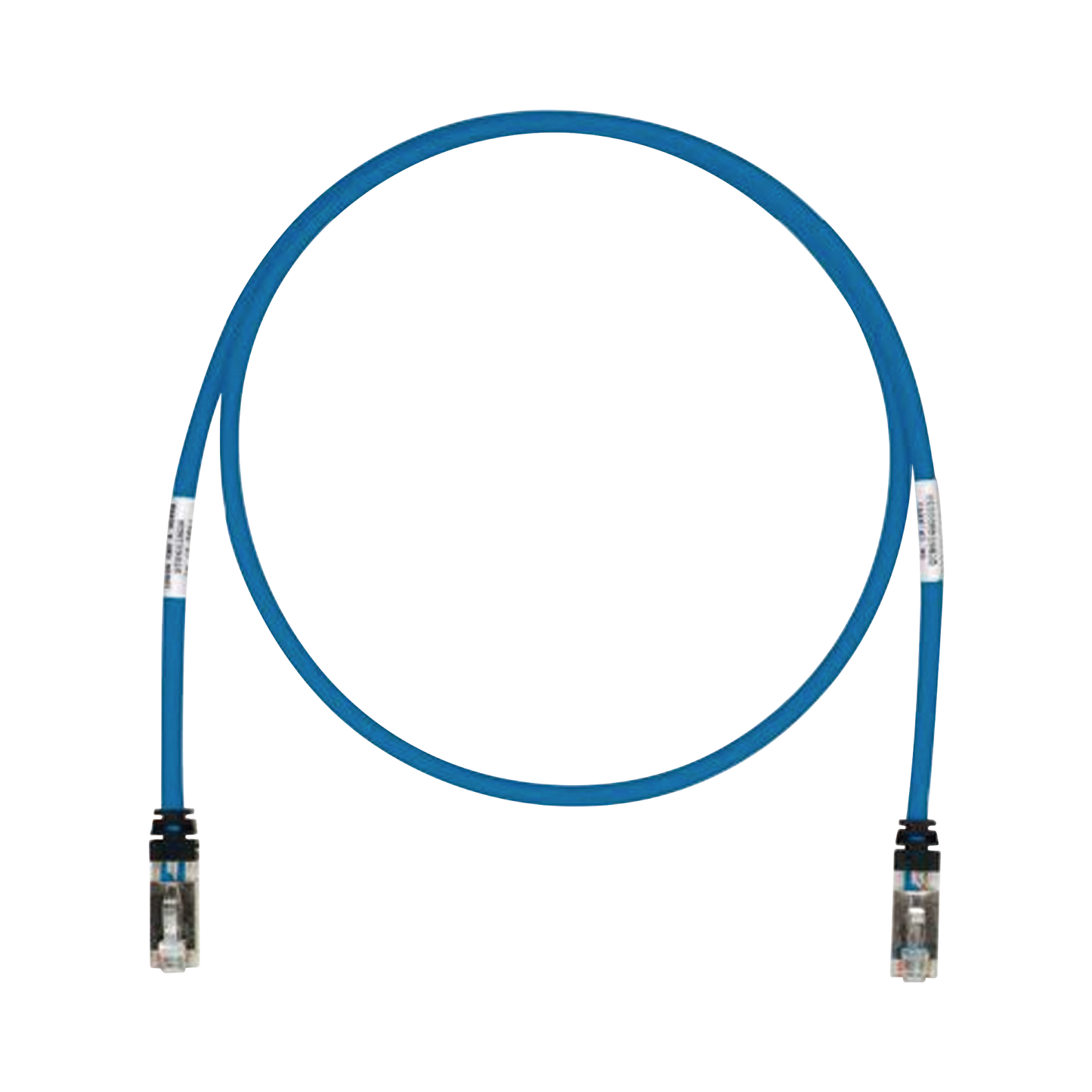 Patch Cord Cat6A, Blindado S/FTP, CM/LS0H, 2.13 Metros (7 Pies), Color Azul