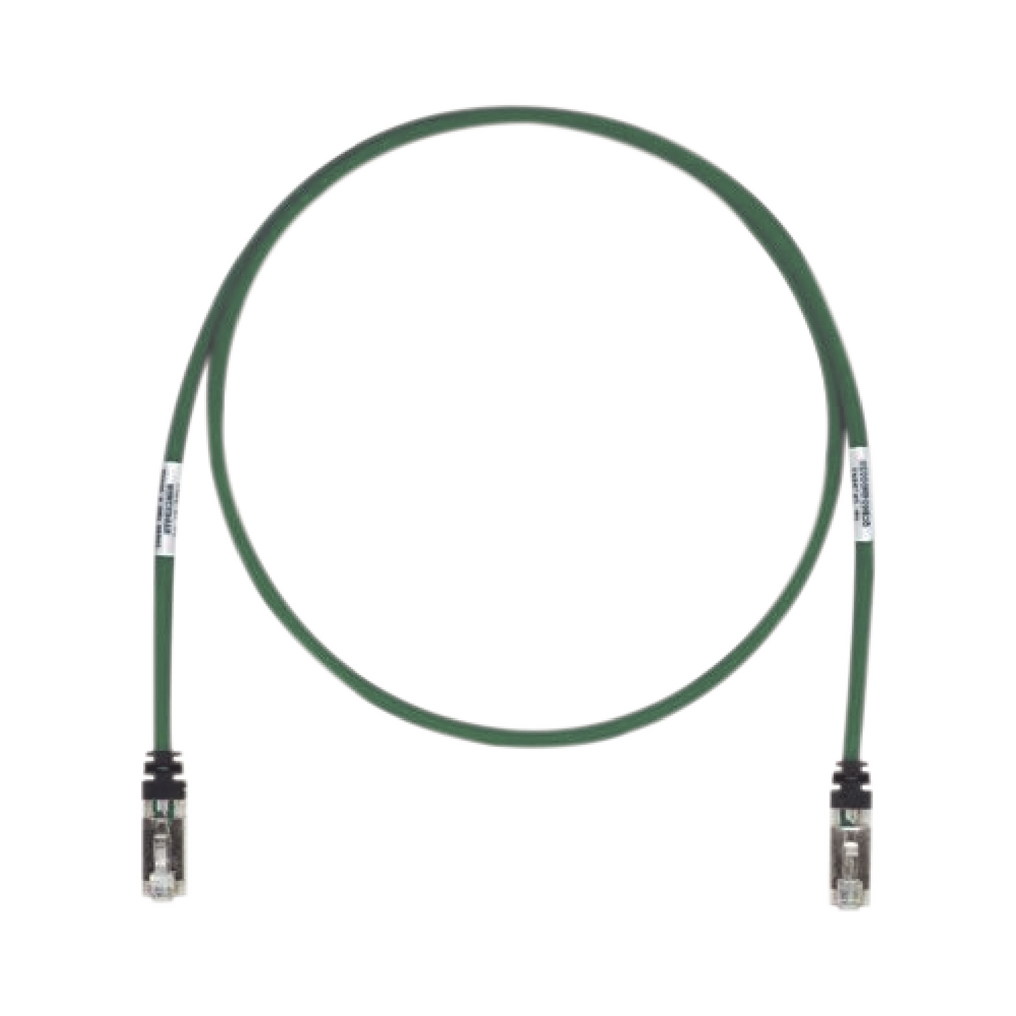 Patch Cord Cat6A, Blindado S/FTP, CM/LS0H, 2.13 Metros (7 Pies), Color Verde