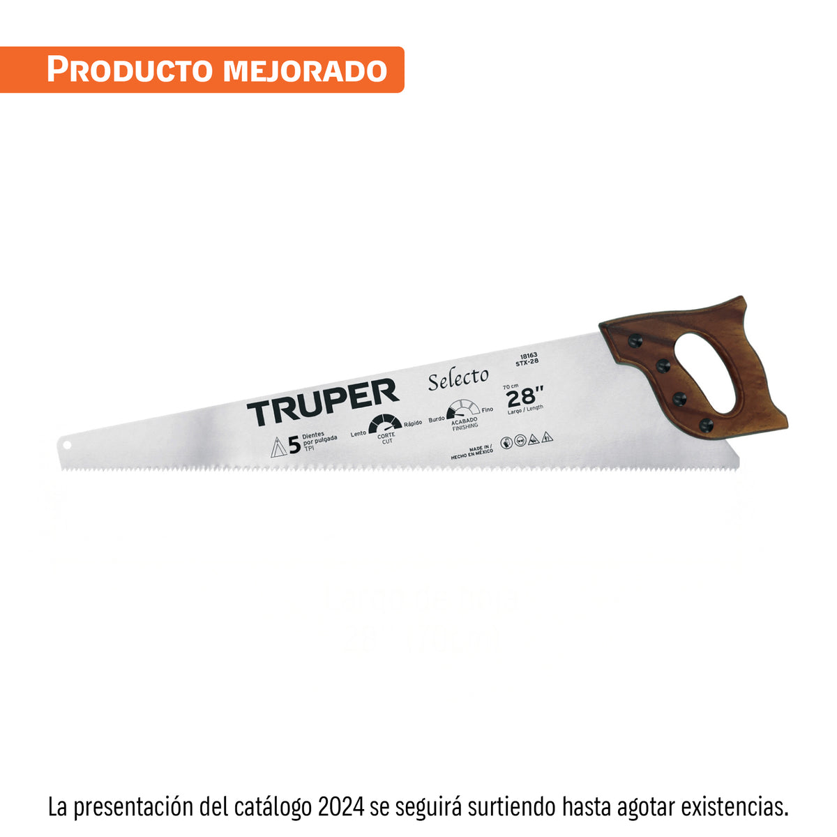 Serrucho 28', Selecto, 6 DPP, Truper