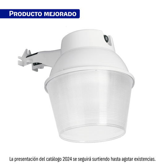 Luminario suburbano de ABS 65 W sensor de luz, con lámpara