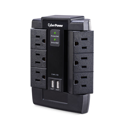 Supresor de Picos de Pared  CyberPower P600WSURC1 - Vista 3