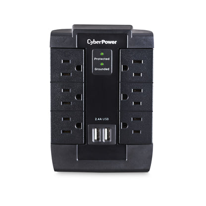 Supresor de Picos de Pared  CyberPower P600WSURC1 - Vista 4