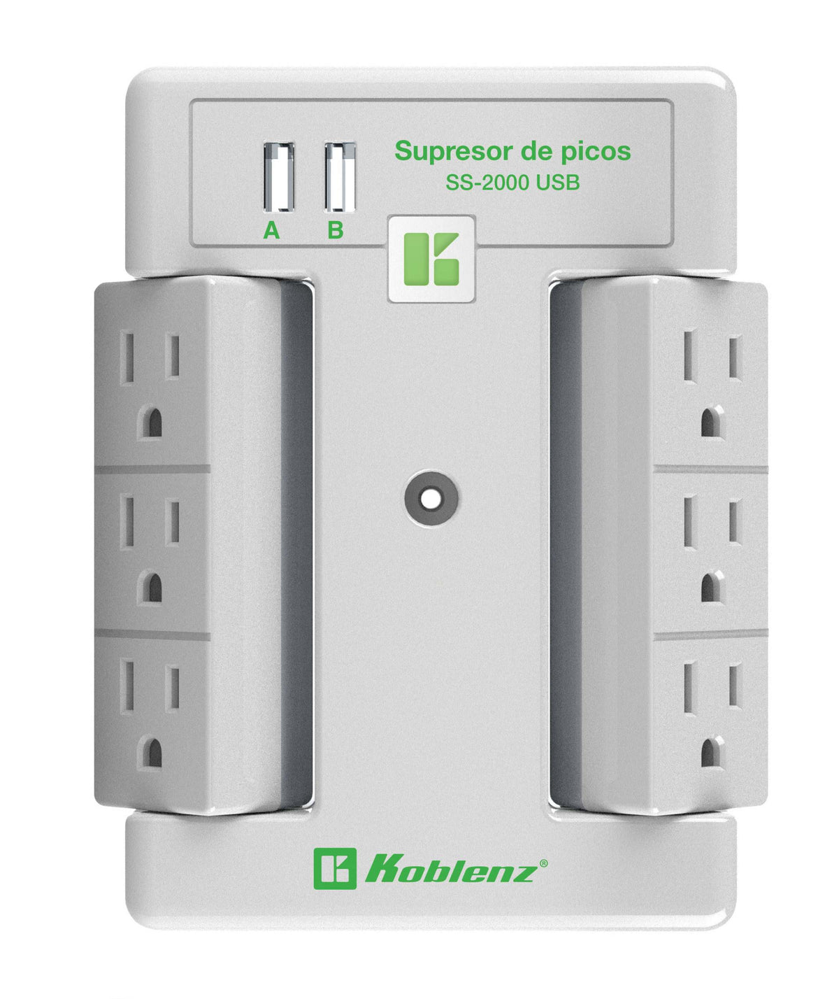 Supresor de Picos KOBLENZ SS-2000 USBAC - Vista 2