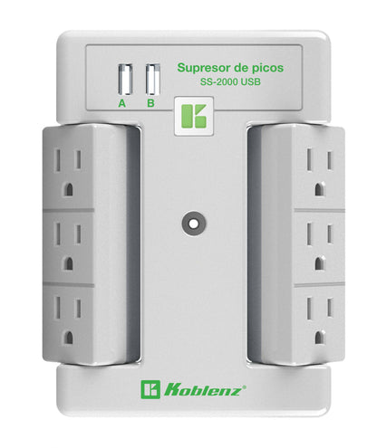 Supresor de Picos KOBLENZ SS-2000 USBAC - Vista 2