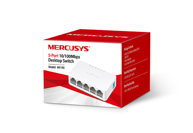 Mini Switch MERCUSYS MS105 - Vista 2