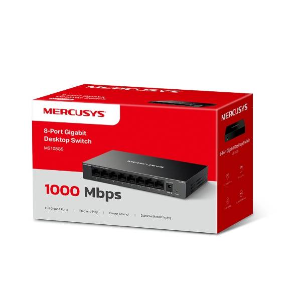 Switch MERCUSYS MS108GS - Vista 4